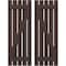 Ekena Millwork Americraft 5-Board (2 Batten) Wood Spaced Board-n-Batten Shutters w/ Z-Bar, ARW102SB519X77TBH, PR ARW102SB519X77TBH - alternate 1